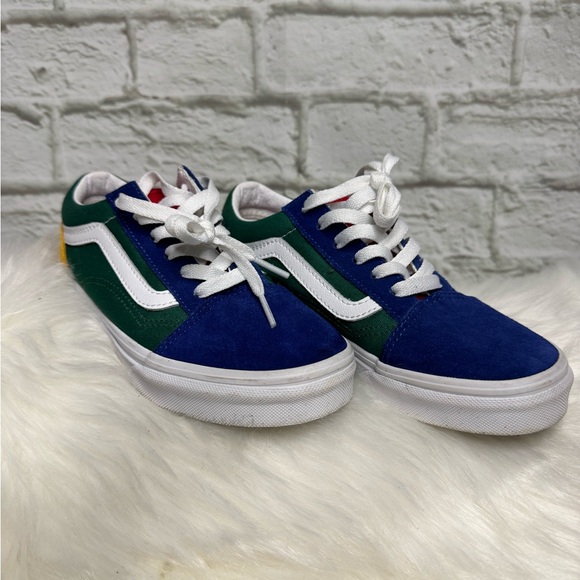 Vans Kids Sneakers in Blue and Green - Picture 3 of 6